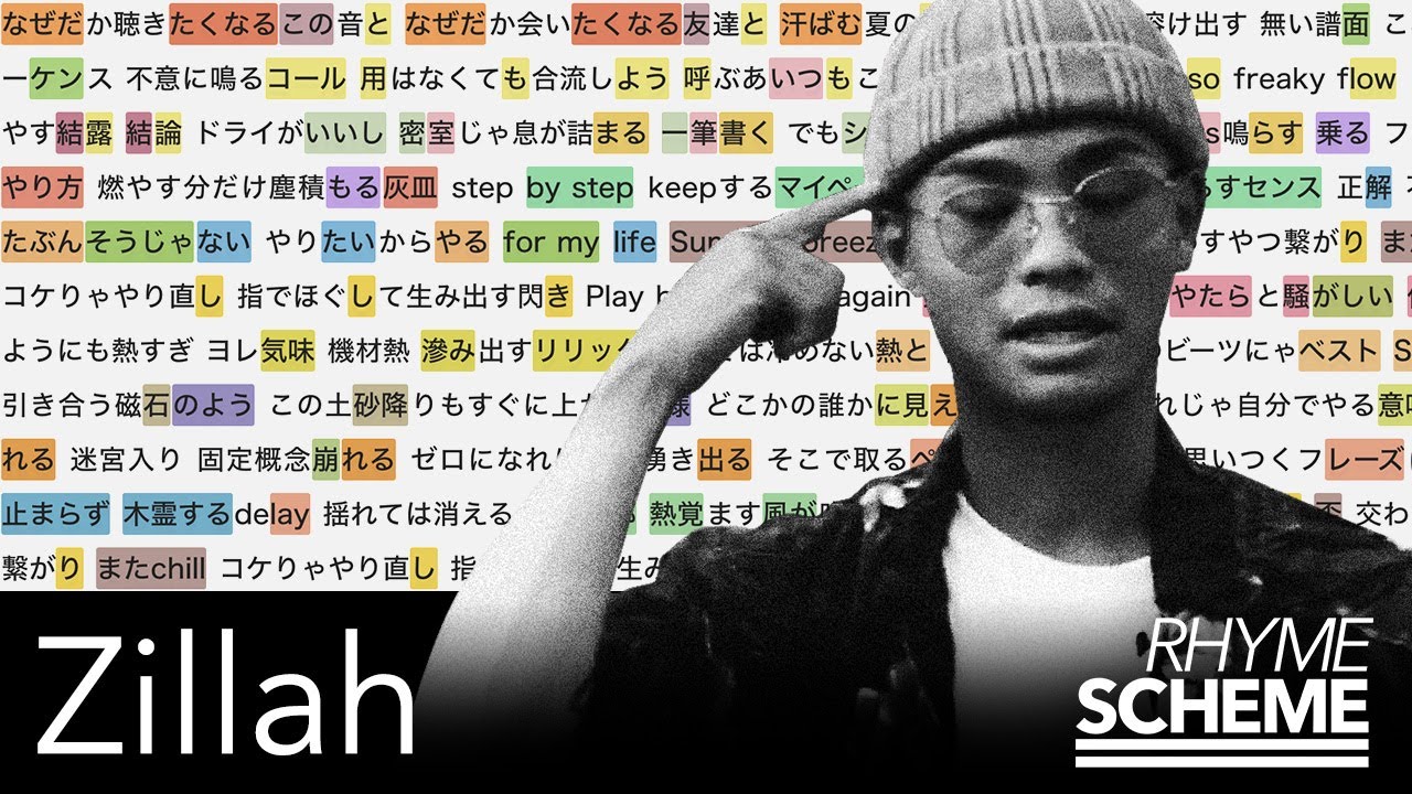 Summer / Ra￥& Zillah（2019） | Japanese Hiphop Rhyme Scheme 089