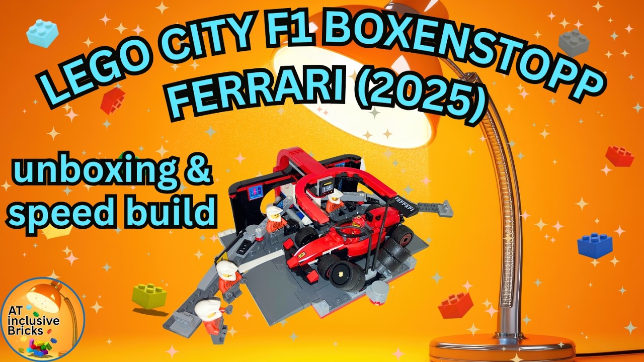 LEGO CITY F1 Boxenstopp Ferrari (2025) 322pcs - unboxing & speed build