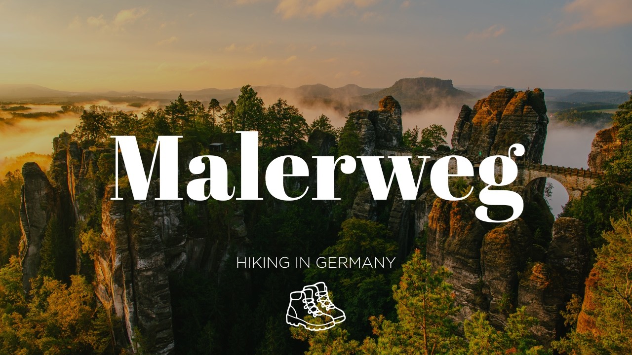 🌄🥾MALERWEG HIKING TRAIL GERMANY  / Elbe Sandstone Mountains