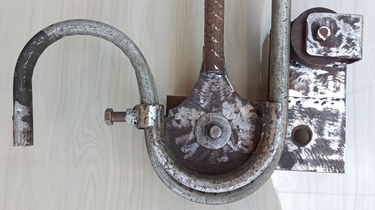 cara membuat alat pembengkok pipa || pipe bender/bending