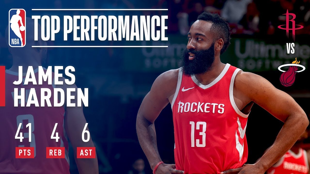 James Harden Drops 41 in Win Against Heat | February 07, 2018