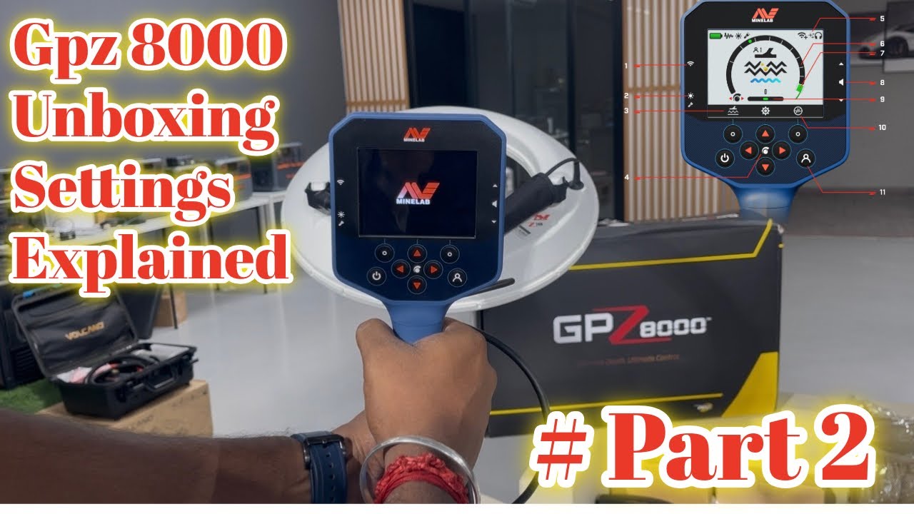Gpz8000 Settings Minelab Explained #metaldetecting #goldprospecting #goldmining #mining #goldpanning