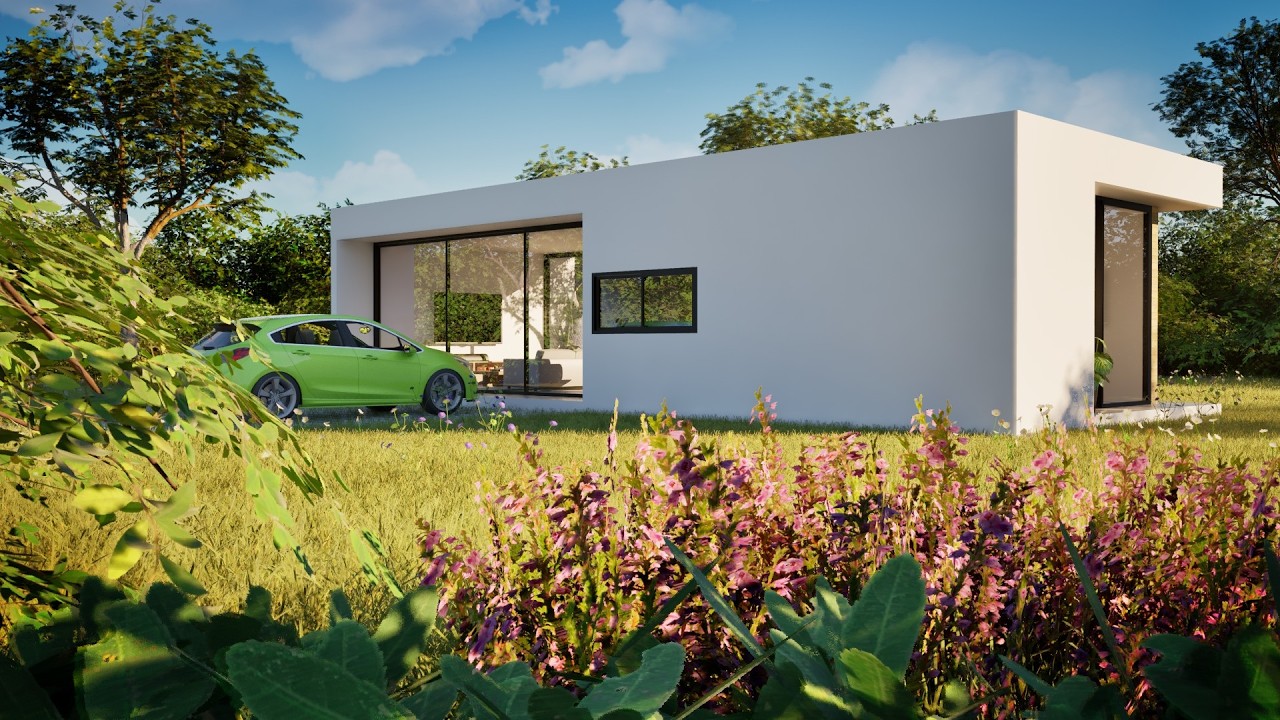 🏡 Casa Minimalista 6x14 | 84 m² de Diseño Inteligente |  Plano con Medidas al final