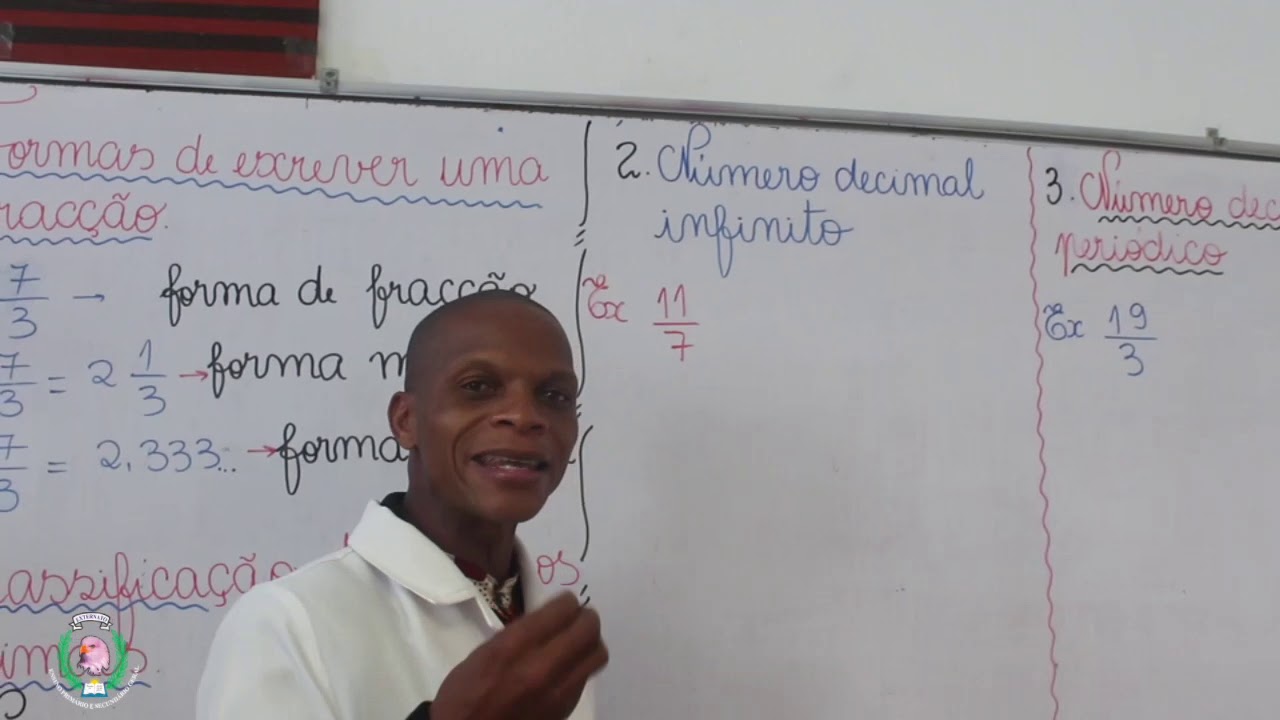 Aula de Matemática da 7ª Classe