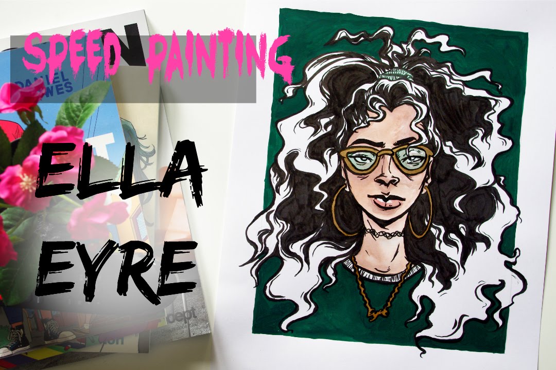 Ella Eyre Painting Process Video · Painting People · SemiSkimmedMin