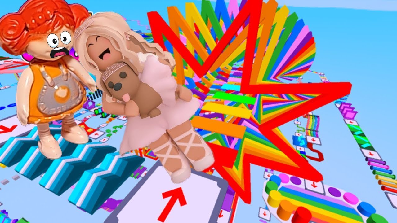 الهروب من اكبر باركور في العالم لعبة roblox !! | عائلة فله
