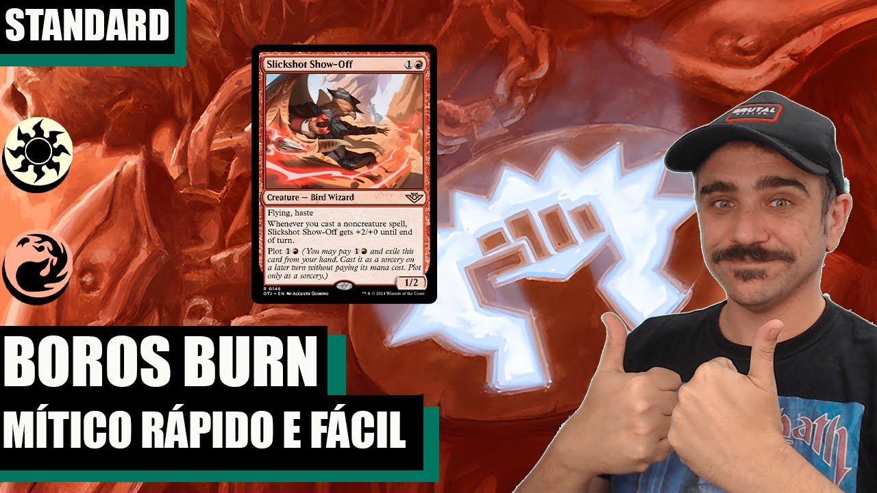 O M&Iacute;TICO CHEGOU COM MUITO DANO NA CARA DO OPONENTE - Boros Burn  - MTG STANDARD SPM