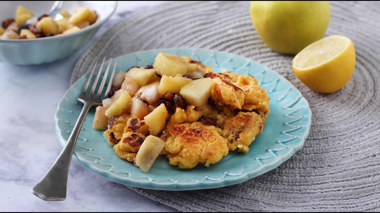 Túrós-zabos császármorzsa recept