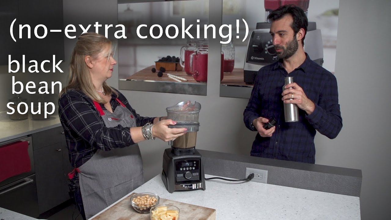 Суп из черной фасоли Vitamix: с программой «Суп»!