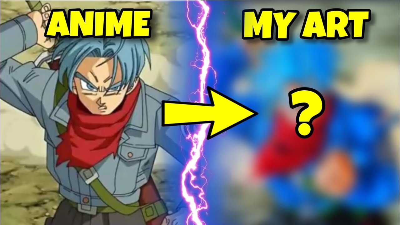 Drawing Future TRUNKS from Dragon Ball Super but BADASS!