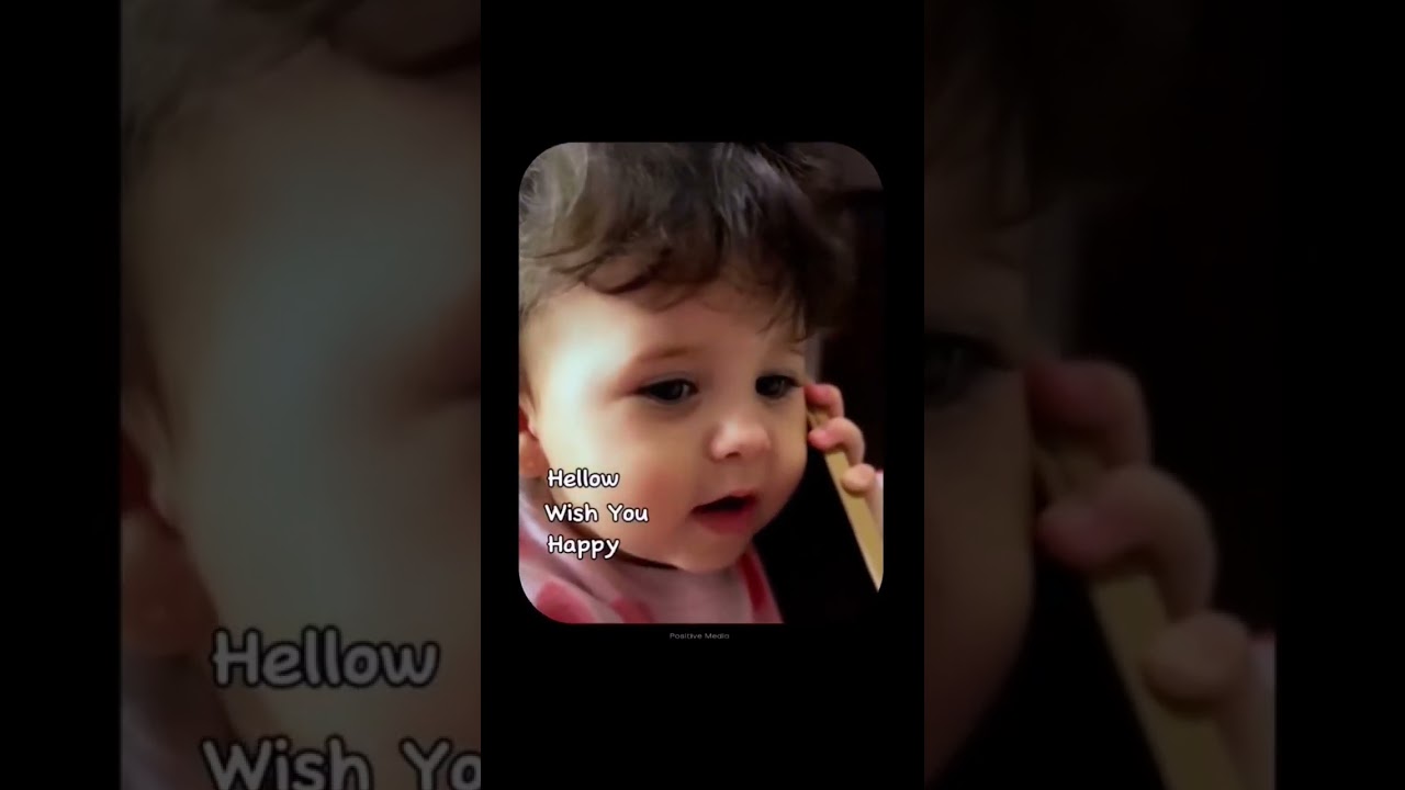 Hello, Wish you, Happy Hapoo, Hatoto 😂 funny happy birthday wishes by a cute little girl.