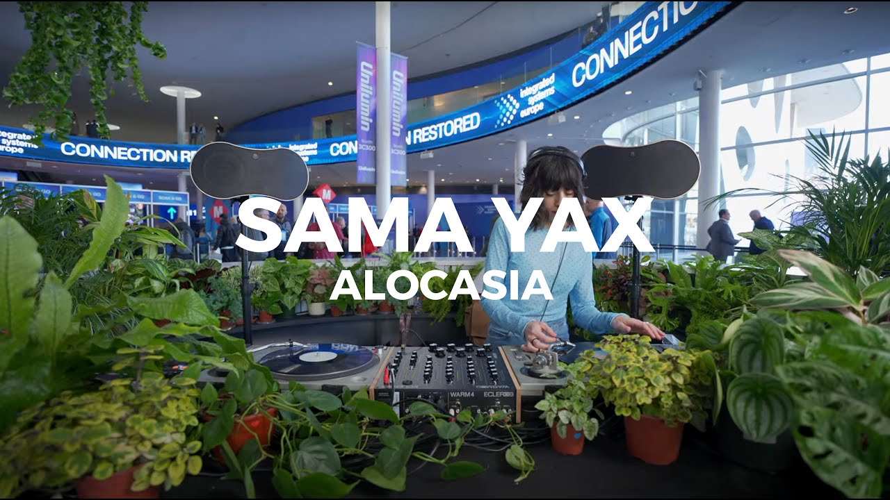 Housy rhythms with Sama Yax at ISE  2025 x Ecler DJ - Alocasia TV Barcelona