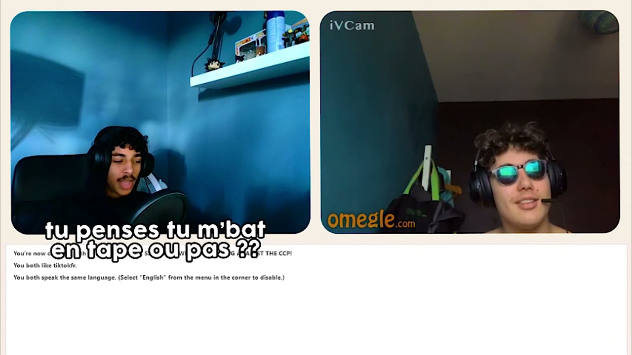 il VEUT se BATTRE avec MOI sur OMEGLE… 👊🏽