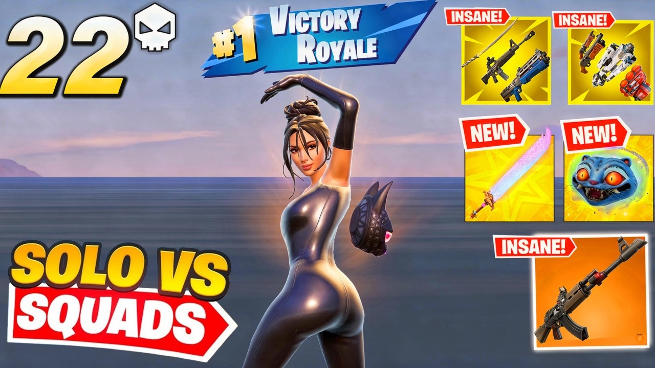 22 Elimination  KIM KARDASHIAN Gameplay Wins Zero Build (NEW FORTNITE CHAPTER 7 SEASON 1)