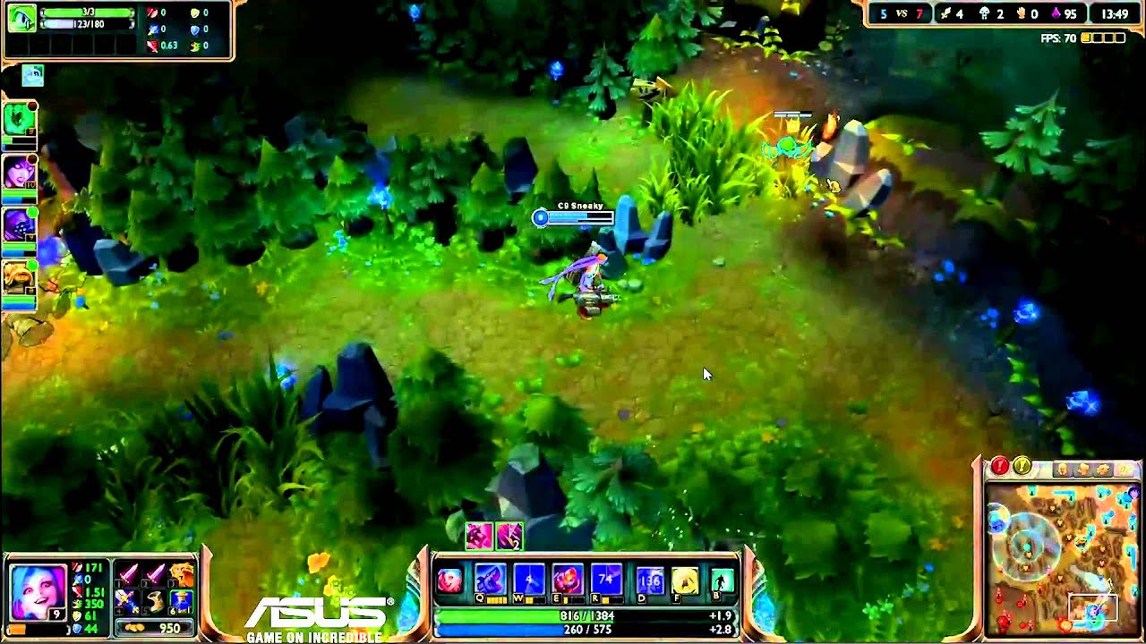 Cloud 9's Sneaky plays Jinx - ASUS x C9 LoL Champion Guide