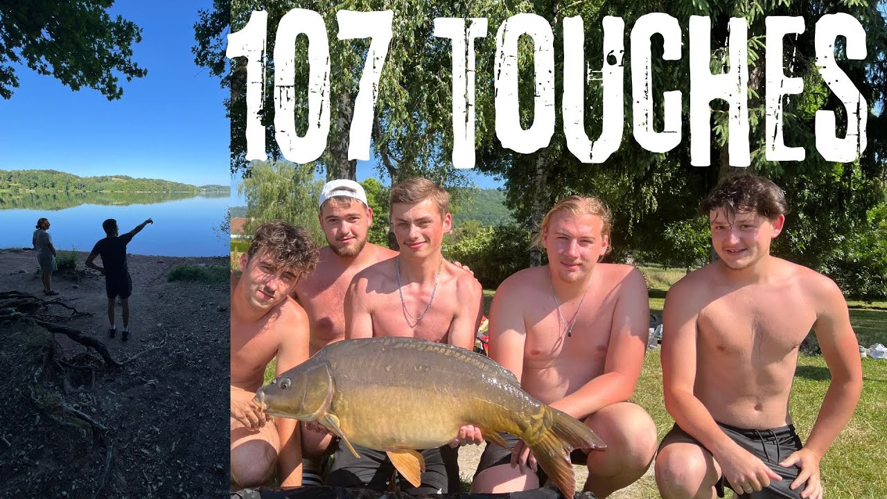 Tempête de poissons - Pêche de la carpe