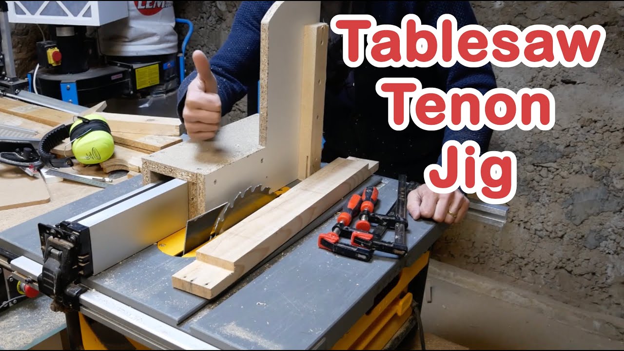 Comment fabriquer des tenons avec une scie circulaire rapidement et en sécurité - Tablesaw tenon jig