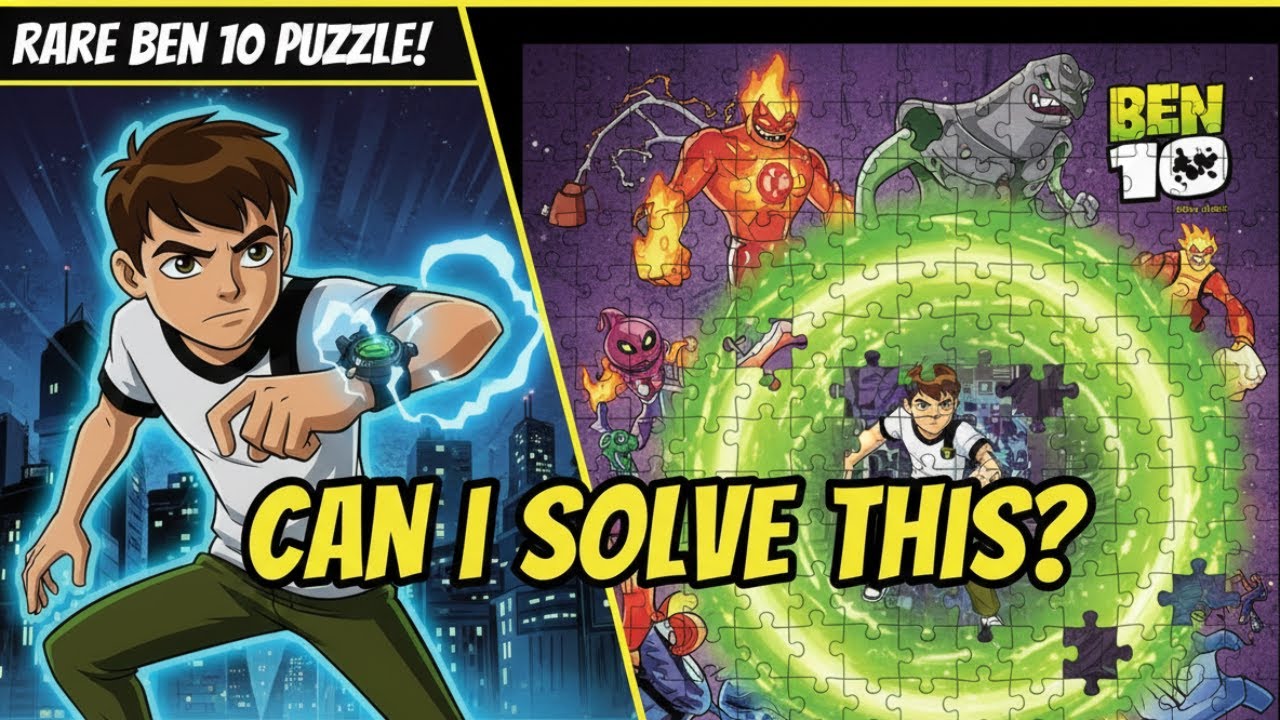 Unboxing the RAREST Ben 10 Jigsaw Puzzle! 🧩🔥 | Ben 10 Toys Collection| ToyWorld