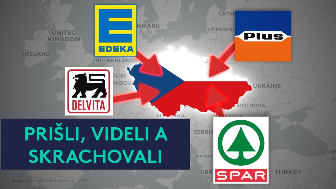 Prečo zahraničné reťazce v ČESKU skrachovali alebo odišli? Príbeh 4 reťazcov