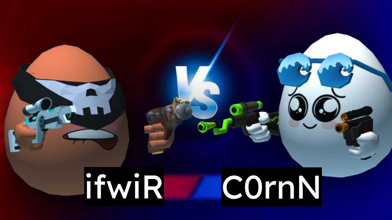 1v1 vs C0rnN!!! (VERY CLOSE MATCH) - Shell Shockers