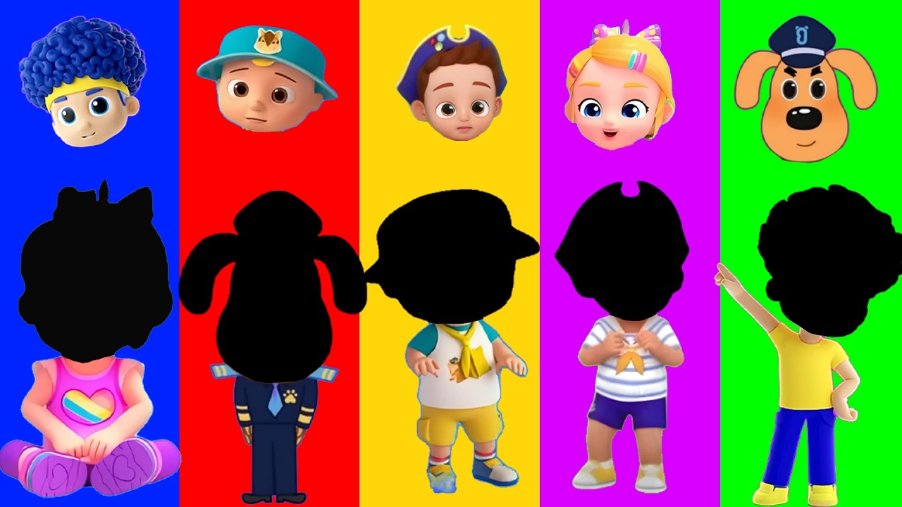 Wrong eyes👀 NEW EPISODES/ Sheriff Labrador vs Rocky & BabyBoss Puzzle Wrong HeadsEYE PUZZLE WORLD