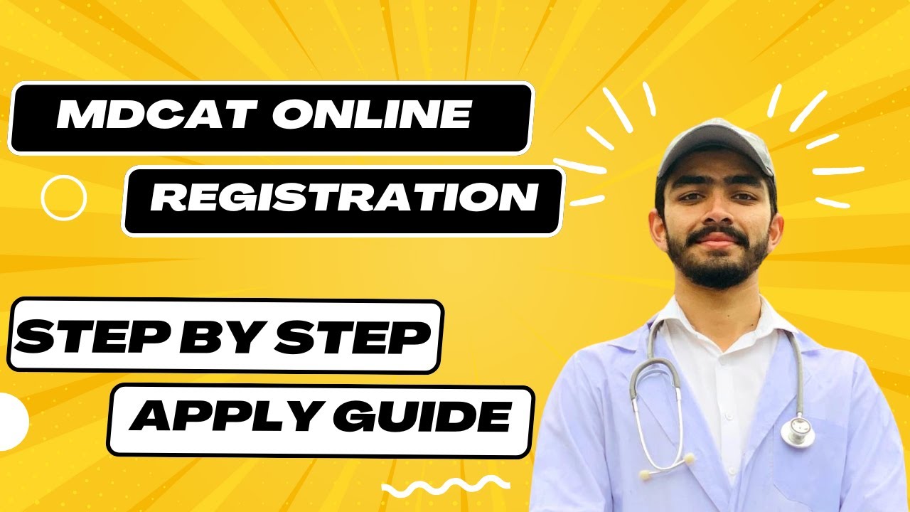 How to Apply for MDCAT 2024 | MDCAT Online Registration Step By Step Procedure| THE YASIR