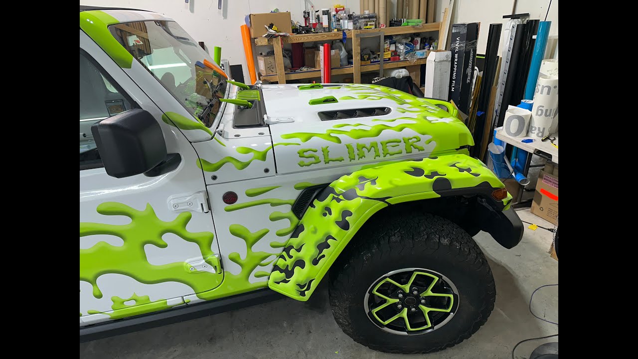 2018 - 2023 Jeep Rubicon Wheel Wrap Installation Video STW Wraps and Graphics