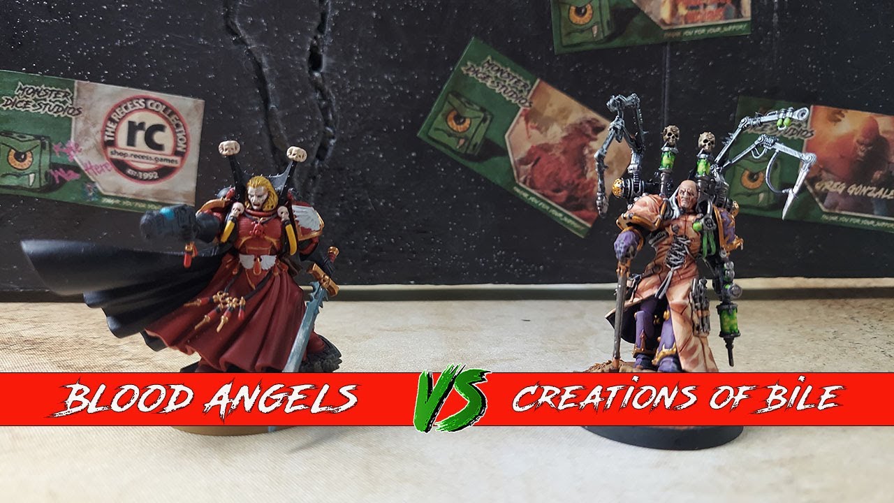 Blood Angels v Creations of Bile (Chaos Space Marines) - 10th edition Warhammer 40k Battle Report