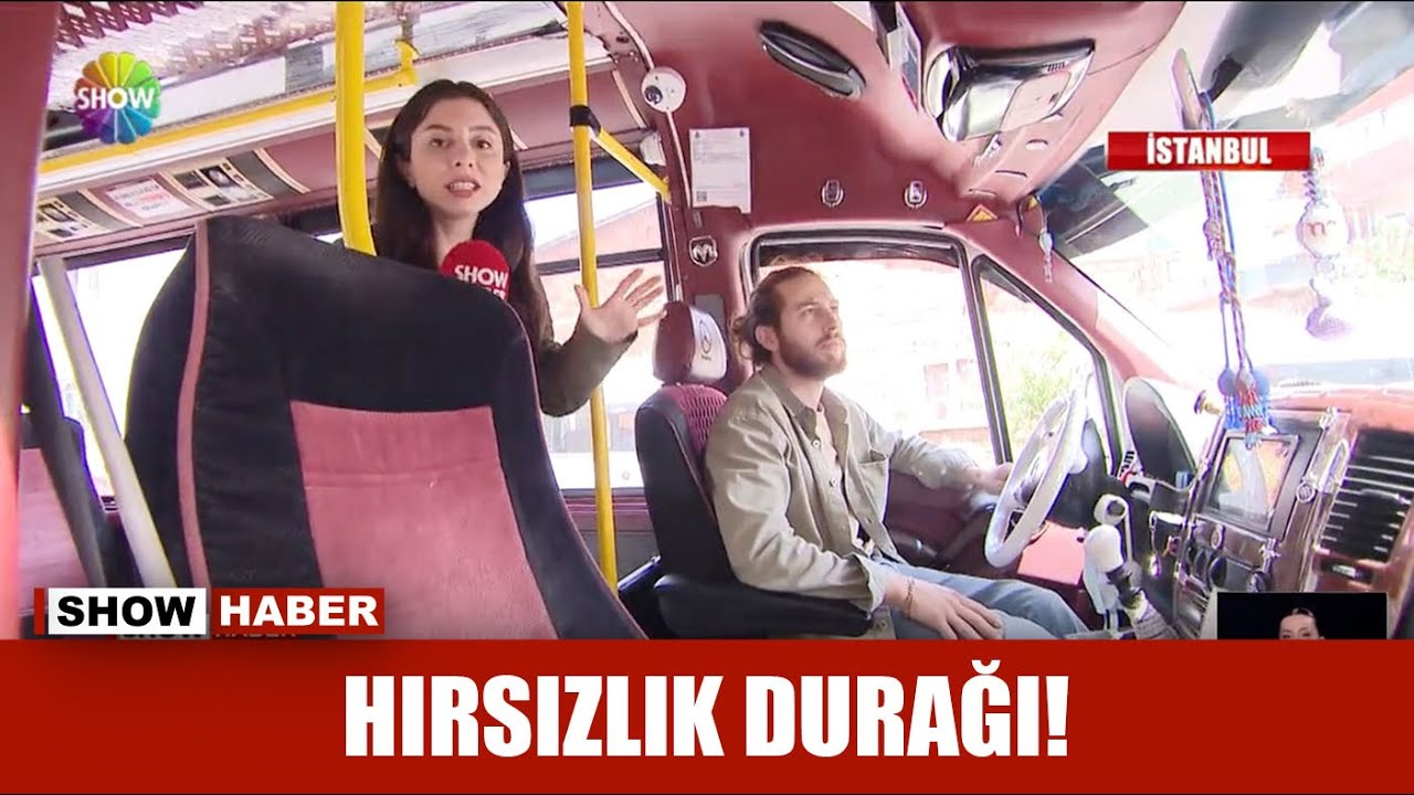 Hırsızlar minibüs durağına abone oldu!