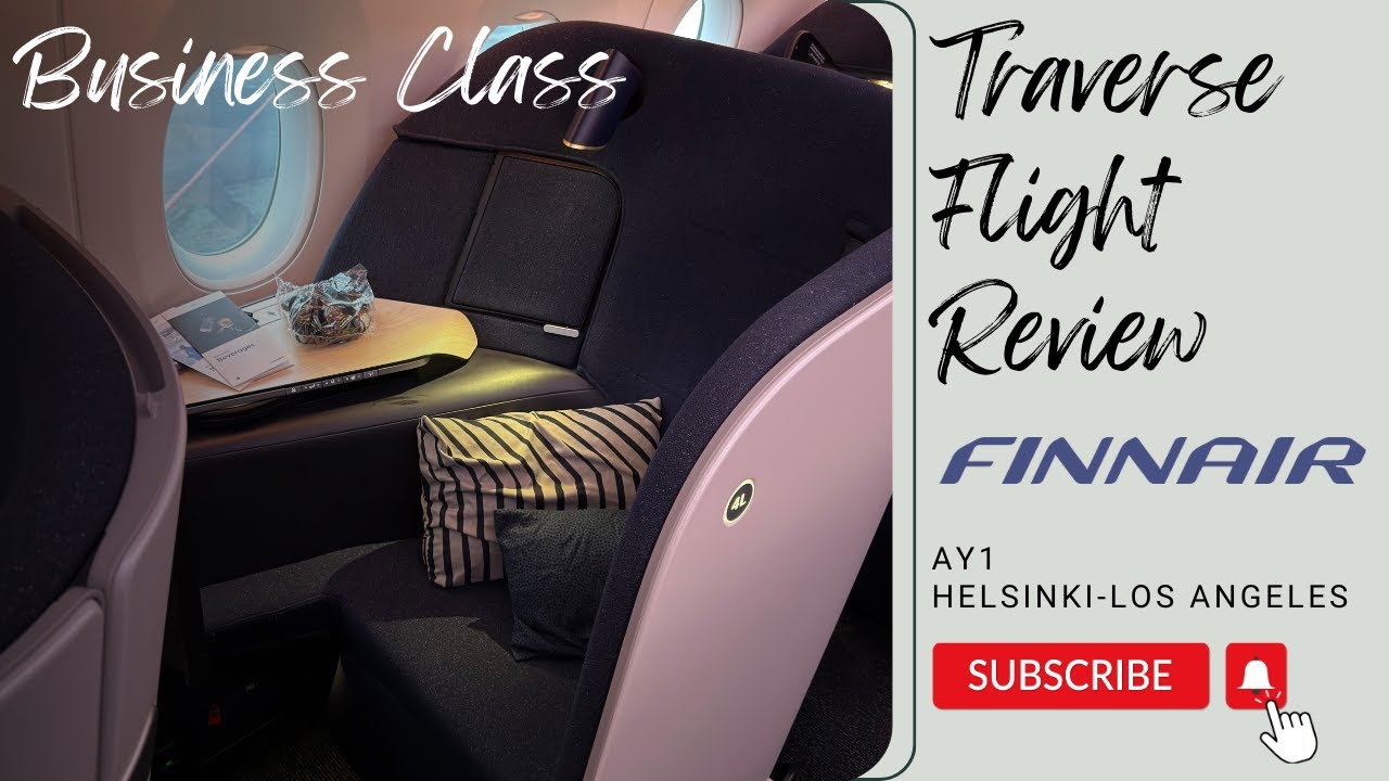 Finnair A350 Business Class Review Helsinki - Los Angeles