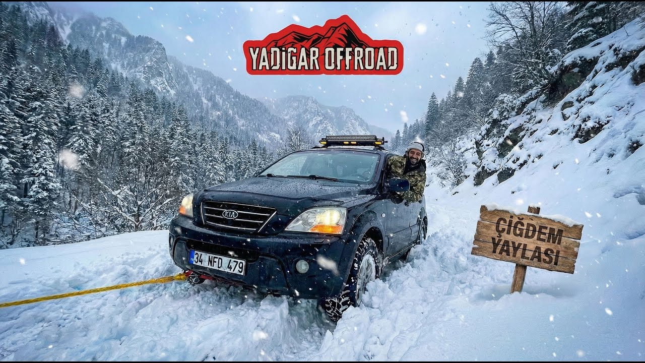 Beklenen Kar Çiğdem Yaylasında Görüldü - OFFROAD