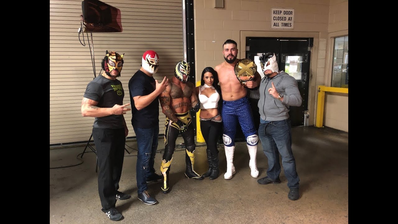 Kalisto, Gran Metalik, Lince Dorado, Sin Cara and Rey Mysterio 