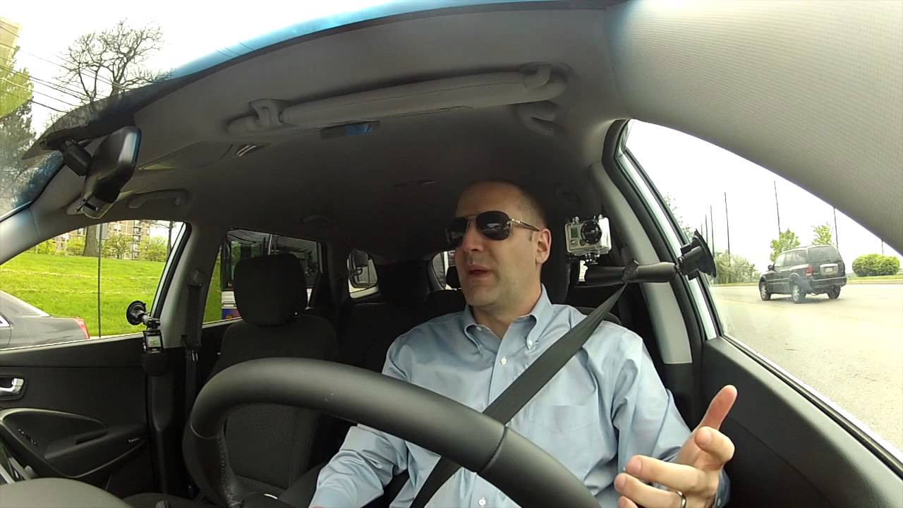 Driving Review - 2013 Hyundai Santa FE GLS - 7 Passenger SUV Test Drive - Video Review