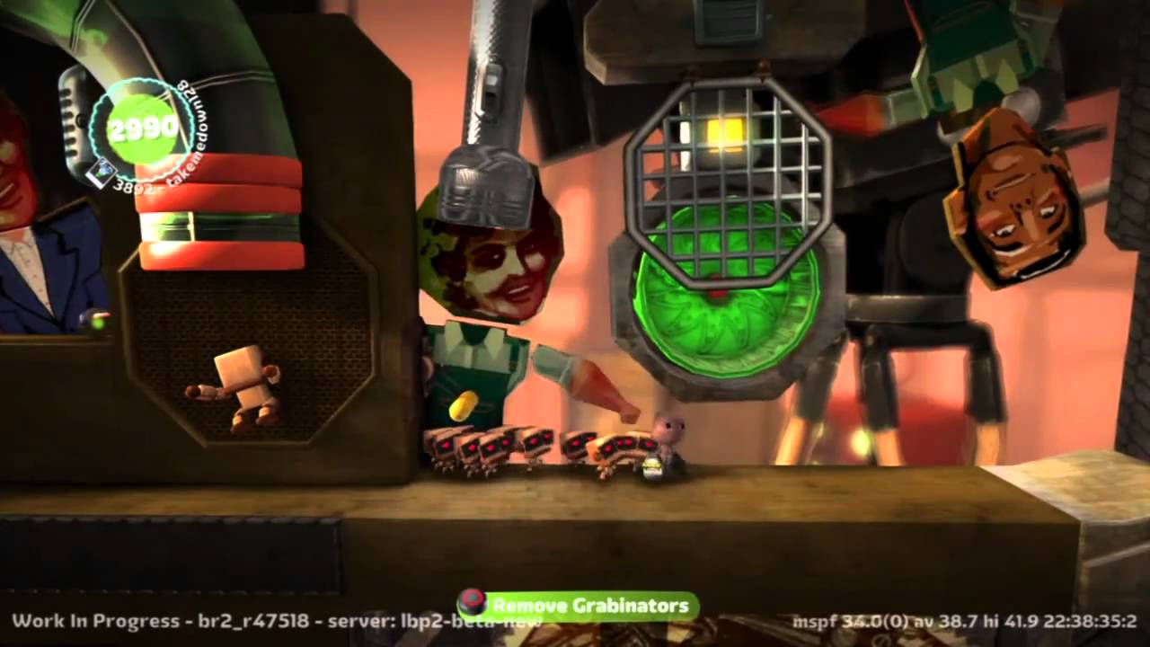 LittleBigPlanet 2 BETA Footage: Pipe Dreams