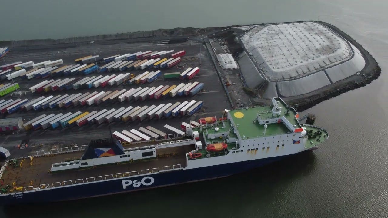 Exploring Dublin Port by drone