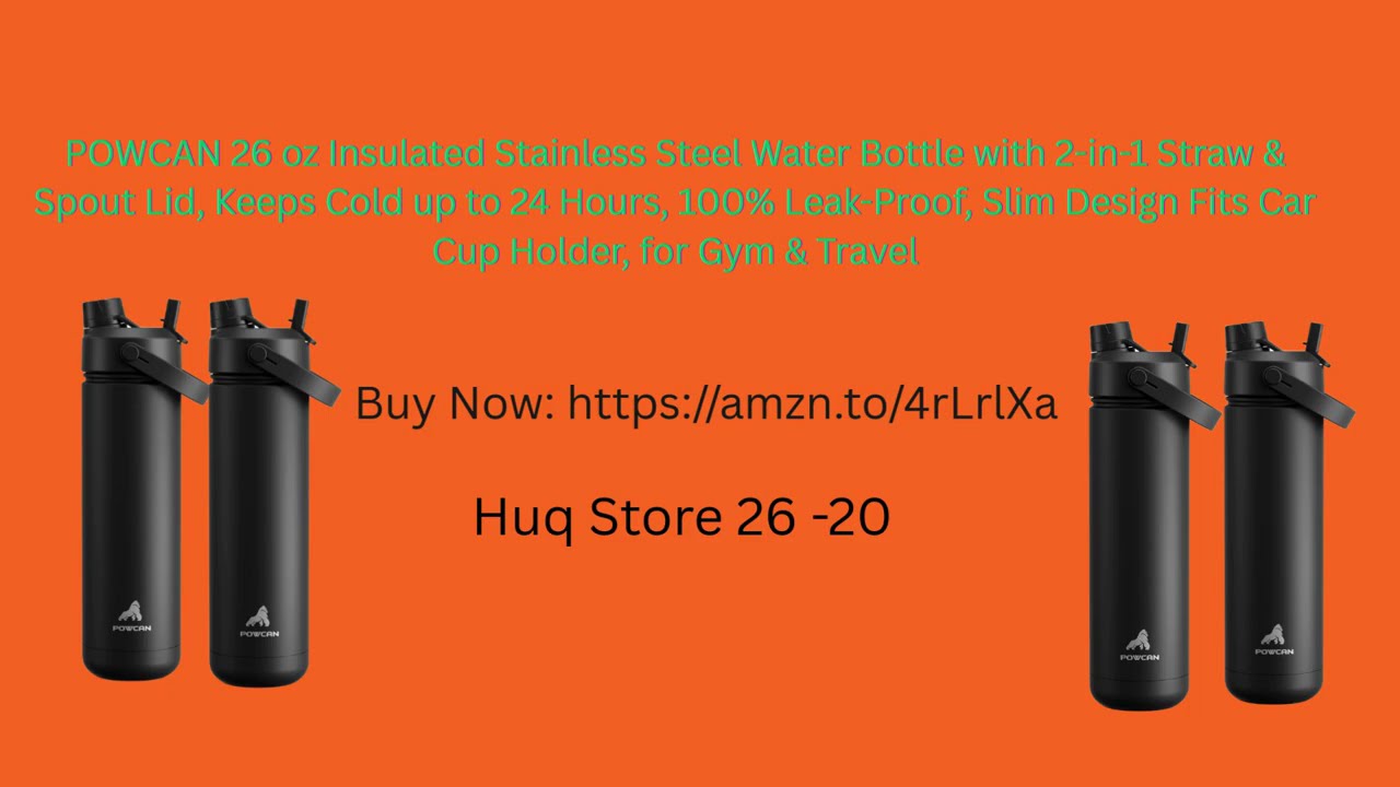 Stainless Steel Water Bottle Insulated  Leak Proof