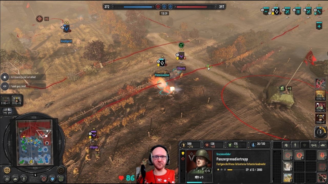 Company of Heroes 3   4v4 Oliveto Citra   stetges Hin und Her zwischen Olivenhainen