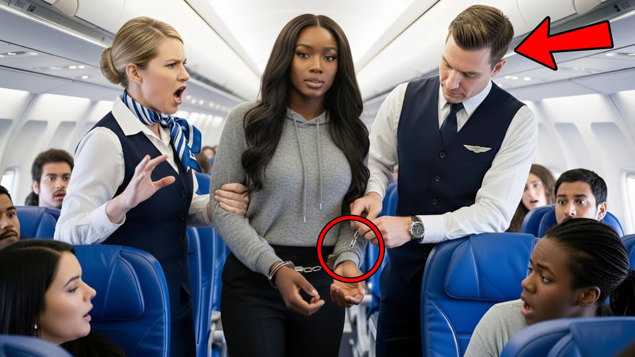 Airline Staff Handcuff Black Student — Shocked When Captain Announces Her Father’s Name