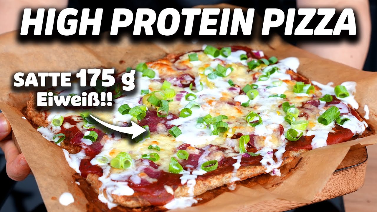 Pizza aus Hähnchen!? Satte 175 g Eiweiß liefert dir diese Protein-Pizza