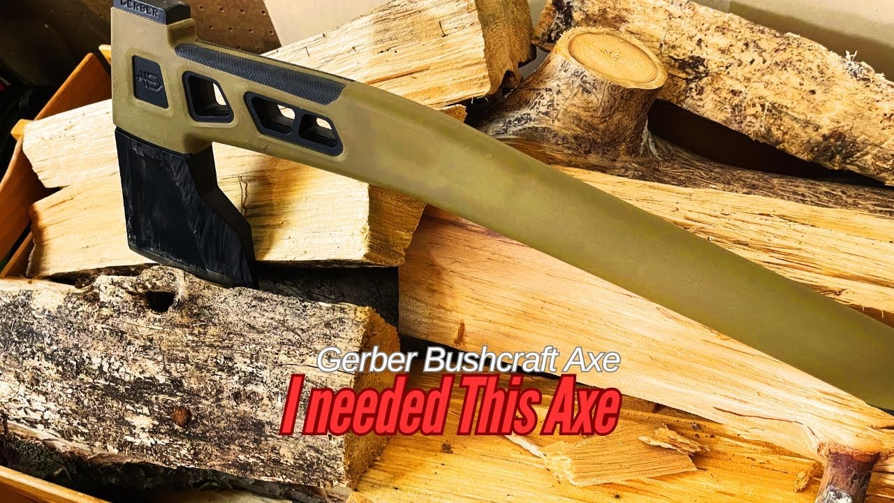 I needed this beast! Gerber Bushcraft Axe 🪓