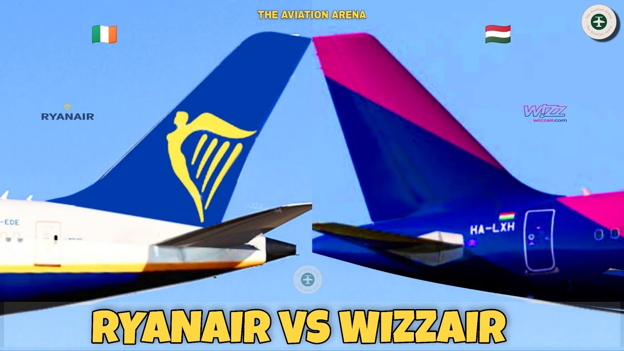 Ryanair (Ireland) Vs Wizz Air (Hungary) Comparison 2025! 🇮🇪 Vs 🇭🇺