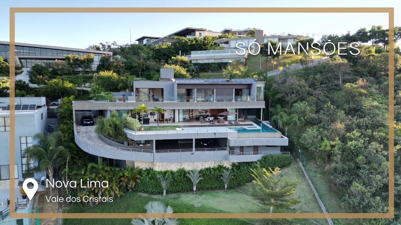 Mansão com Vista Incrível no Vale dos Cristais – Nova Lima | Exclusividade Só Mansões