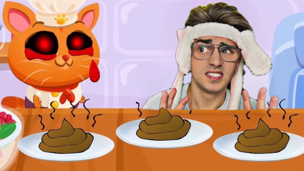 PRZERAŻENIE! CZYM BUBBA KARMI SWOICH GOŚCI?! TALKING CAT BUBBU OTWIERA RESTAURACJĘ!