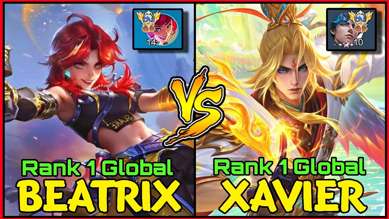 Top 1 Global Beatrix [ KiREL ] VS Top 1 Global Xavier [ SENZYY?! ] - Mobile Legends 
