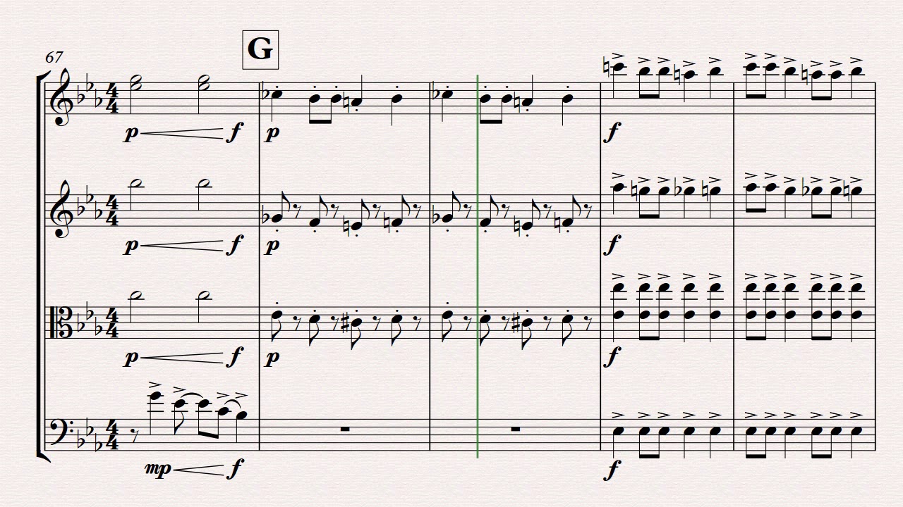 Bohemian Rhapsody String Quartet Sheet Music Cover Queen