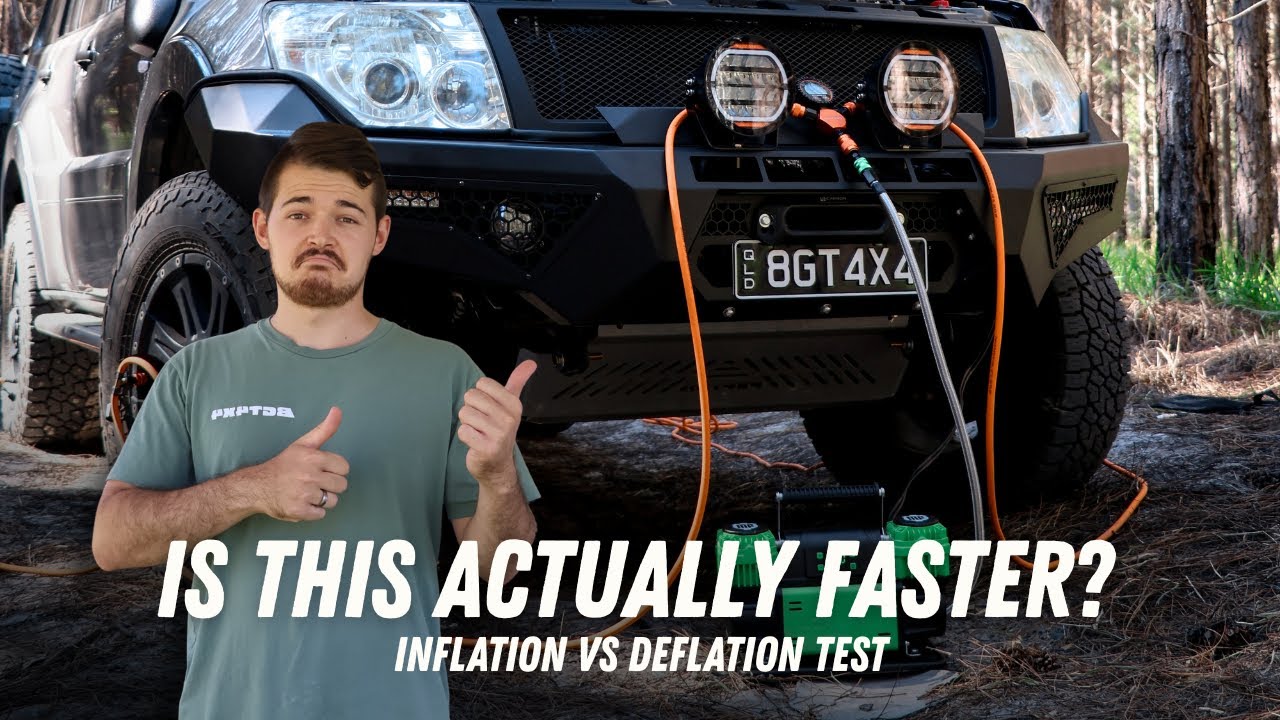 The ULTIMATE Tyre Inflation and Deflation Test | Which Method is ACTUALLY FASTER?