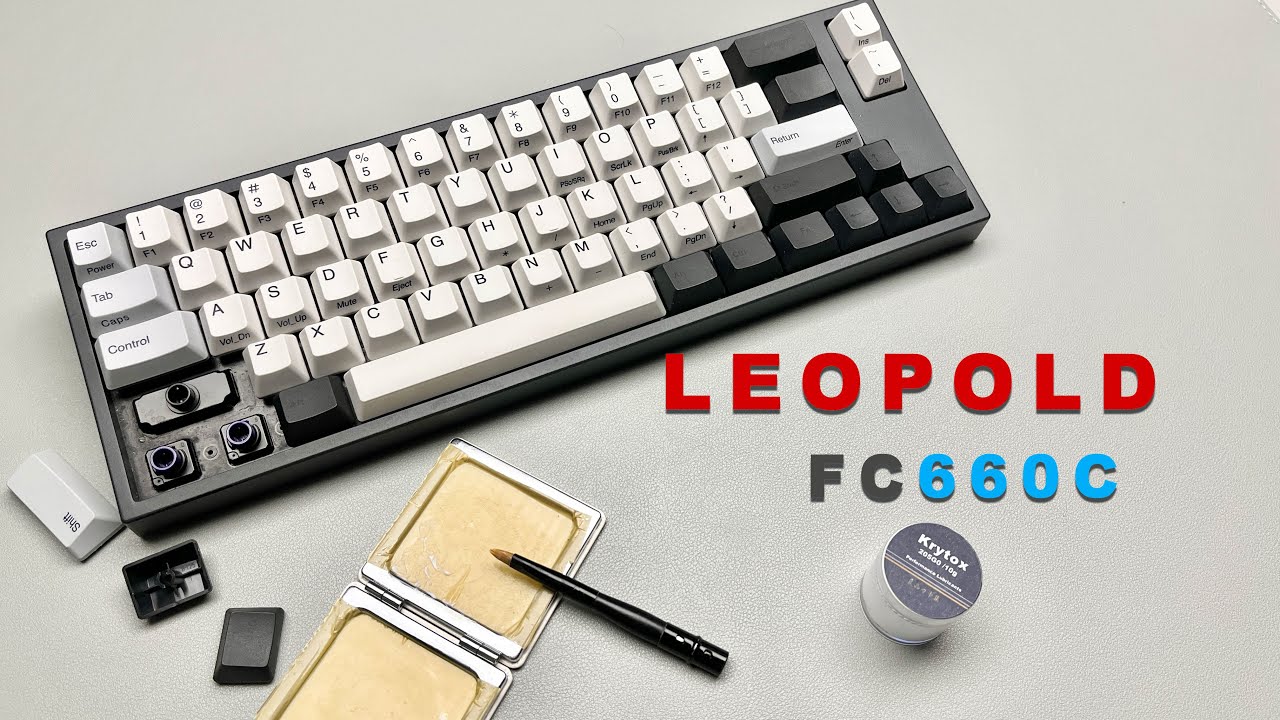 【keyboard Live】LEOPOLD FC660C keyboard modding tutorial｜make Capacitive keyboard sound better