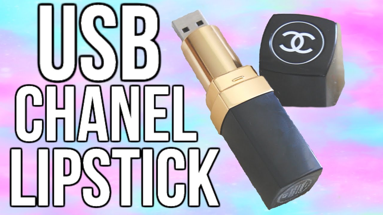DIY Chanel Lipstick USB Flash Drive! Easy & Cute!