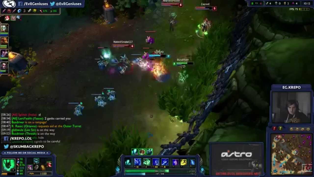 Krepo - Thresh vs Karma [Challenger Ranked solo queue Support]