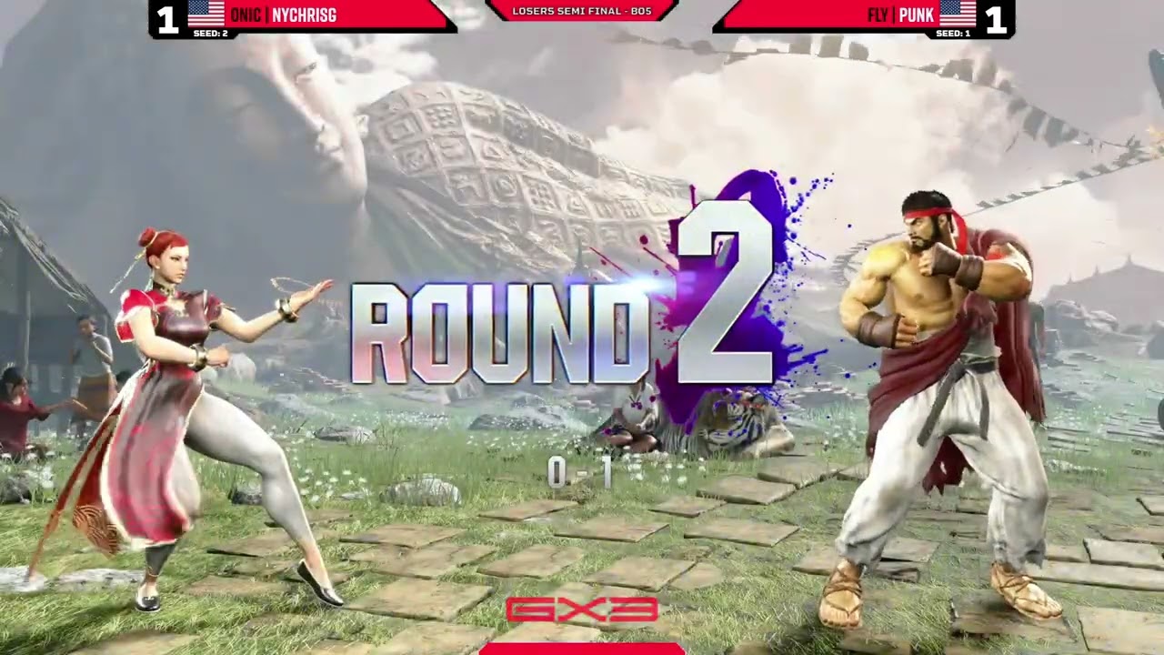 ONIC | NYChrisG (Chun Li) vs FLY | Punk (Ryu) - Losers Semi Final - SF6 | GX3